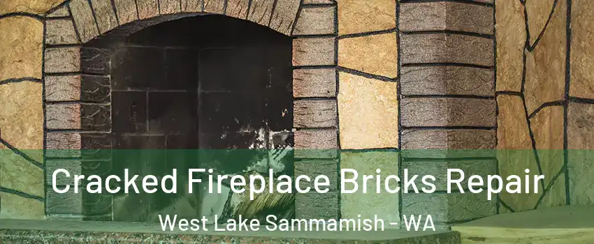 Cracked Fireplace Bricks Repair West Lake Sammamish - WA