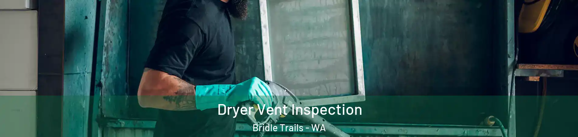 Dryer Vent Inspection Bridle Trails - WA