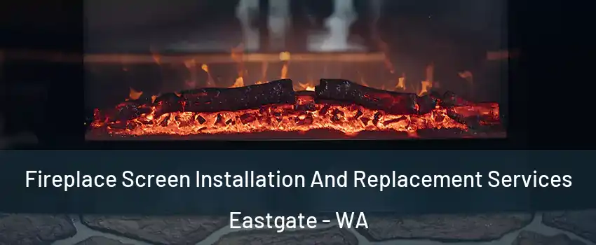 Fireplace Screen Installation And Replacement Services Eastgate - WA