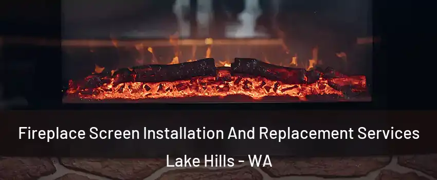 Fireplace Screen Installation And Replacement Services Lake Hills - WA