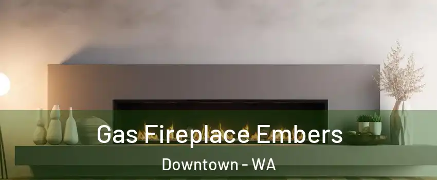 Gas Fireplace Embers Downtown - WA