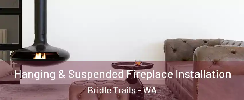 Hanging & Suspended Fireplace Installation Bridle Trails - WA