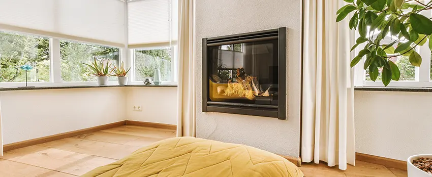 Residential Fireplace Ceramic Glass Installation in West Lake Sammamish, WA