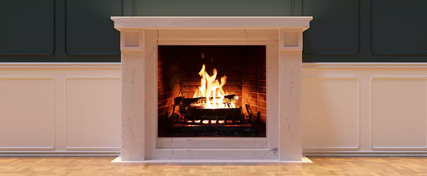 Open Flame Wood-Burning Fireplace Installation Services in West Lake Sammamish, Washington