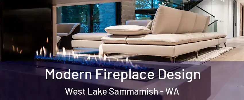 Modern Fireplace Design West Lake Sammamish - WA