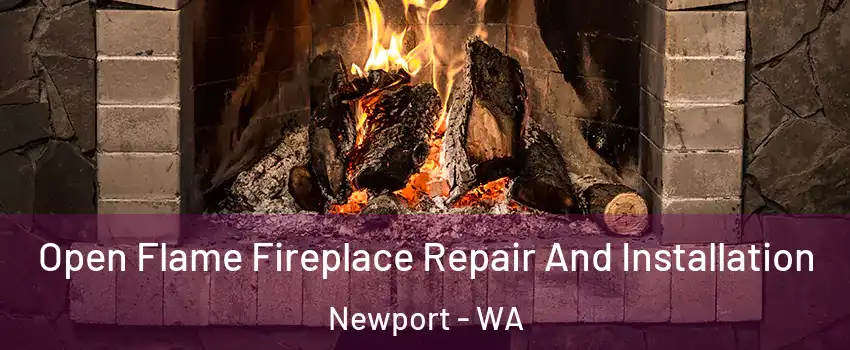 Open Flame Fireplace Repair And Installation Newport - WA