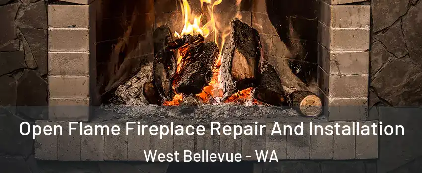 Open Flame Fireplace Repair And Installation West Bellevue - WA