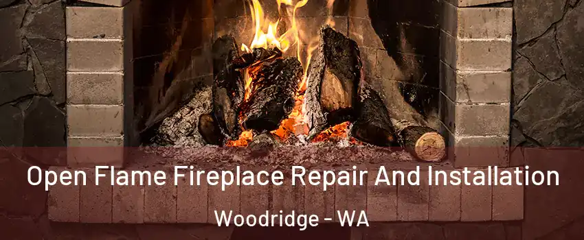 Open Flame Fireplace Repair And Installation Woodridge - WA